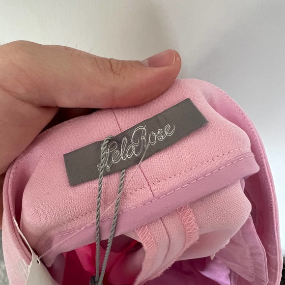 Lela Rose Stretch Twill Demi Crop Pants in Orchid Pink Size 8 - Picture 7 of 8